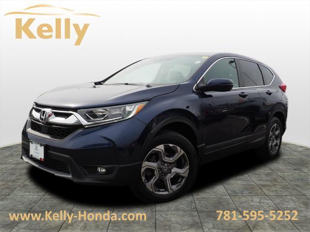 2019 Honda CR-V EX-L AWD Obsidian Blue Pearl, Lynn, MA