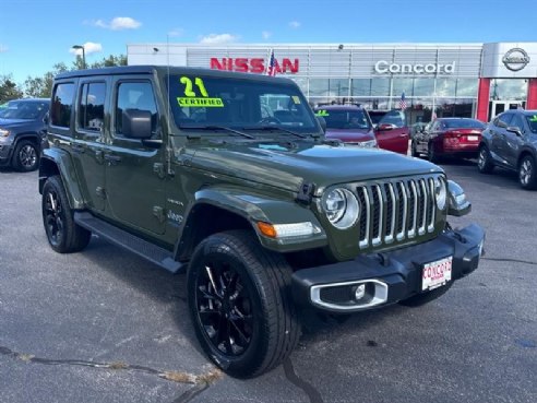 2021 Jeep Wrangler Sahara 4xe Dk. Green, Concord, NH