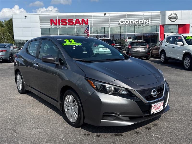 2022 Nissan LEAF S Gray, Concord, NH