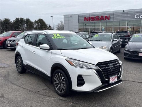 2024 Nissan Kicks SV White, Concord, NH