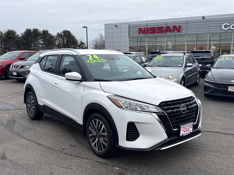2024 Nissan Kicks SV White, Concord, NH
