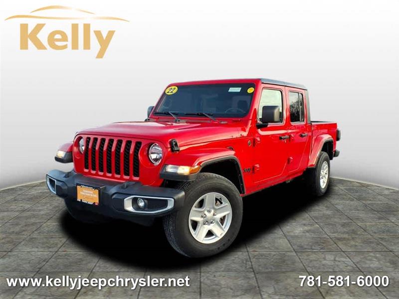 2022 Jeep Gladiator Sport S 4x4 Firecracker Red Clearcoat, Lynnfield, MA