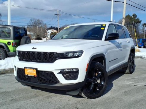 2023 Jeep Grand Cherokee Limited Bright White Clearcoat, Lynnfield, MA